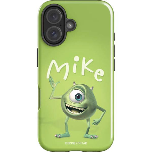 Disney Monsters Inc. Mike Portrait iPhone 16 Plus Impact Case